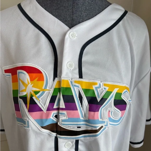 TAMPA BAY RAYS PRIDE JERSEY - Picture 2 of 7